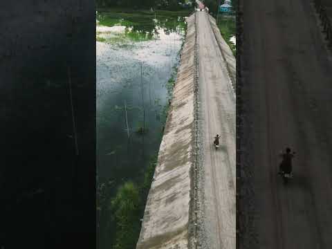 Country roads take me home | #drone #dailyvideoblog #travel #bangladesh #shorts