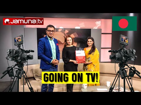 🇧🇩Live On Bangladesh TV In Dhaka – what an experience!