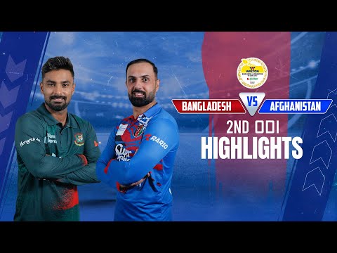 Bangladesh vs Afghanistan Highlights || 2nd ODI || Afghanistan tour of Bangladesh 2023