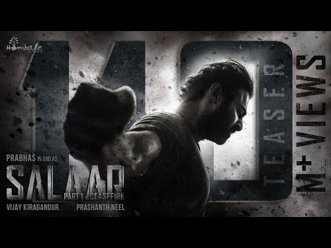 Salaar Teaser | Prabhas, Prashanth Neel, Prithviraj, Shruthi Haasan, Hombale Films, Vijay Kiragandur