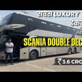 Asia's Most LUXURY Double Decker | 4 Crore ki SCANIA Bus Journey | Dhaka to Chittagong #bangladesh