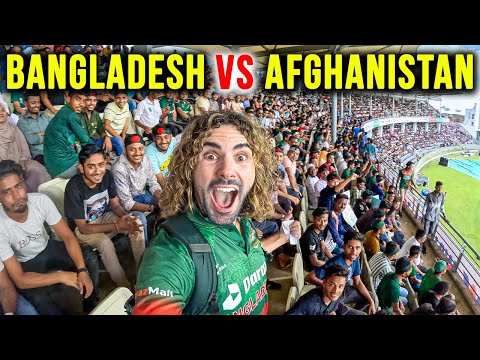 My first CRICKET match in Sylhet was crazy! (Bangladesh vs Afghanistan T20i) 🇧🇩