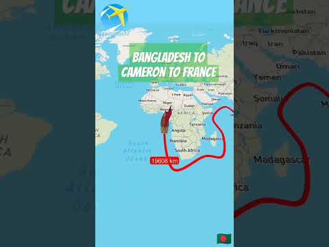 Bangladesh to Cameron to France Travelling, #travel #shortclips #subscribe #travelling #reels