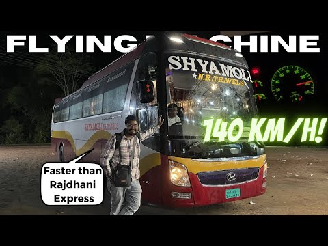 The FASTEST Bus in the WORLD | Hyundai Universe at 140 kmph!!! | Scary Bus Ride 😨😰