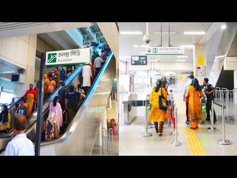 🇧🇩 People are Enjoying Travel by Metrorail, Dhaka – Bangladesh | Bangladesh Travelogue