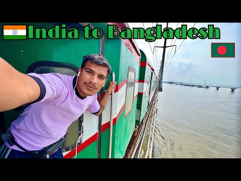 India to Bangladesh International Train Journey || Maitree Express