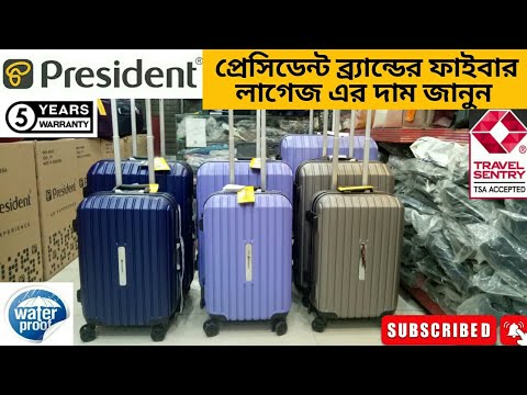 Original President Brander stylish Fiver Luggage Model:5297,|2022, Price in Bangladesh.