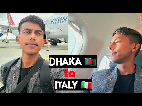 DHAKA 🇧🇩 to ITALY 🇮🇹।My First Solo Trip ।Ovi Vlog Official