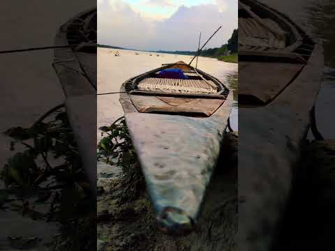 নদী ও নৌকার গল্প #bangladesh #rainyday #sunset #cloudspotting #nature #travel #bangladesh #boat