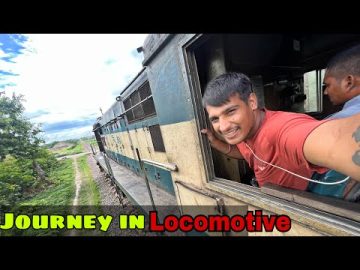 Train Journey With Loco Pilot * Bangladesh to India in Locomotive