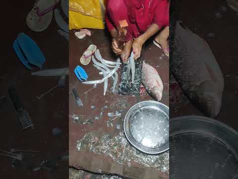 কারওয়ানবাজারে মাছ কাটা… #nature #reels #travel #bangladesh #shortvideos #dhaka #fish #karwanbazar