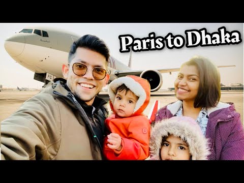 Paris to Dhaka || Flying to Bangladesh || Qatar Airways