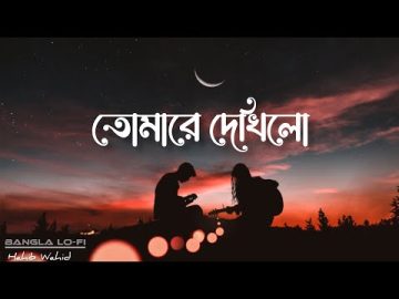 Tomare Dekhilo Habib lyrics || Bangla Lo-Fi || Romantic Song || @HabibWahidofficial