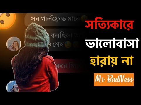সত্যিকার ভালোবাসা কখনো হারায় না ||messenger chating bangla funny video || Mr BadNess