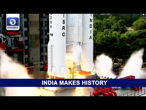India's Chandrayaan 3 Becomes First Space Mission To Land Near The Moon South Pole +More|World Today