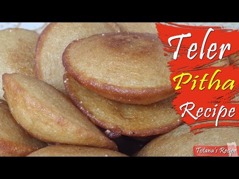 Bengali pitha recipe | Teler pitha recipe | How to make teler pitha? Bangladeshi pitha recipes