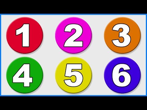 123 Numbers Song | 1234 Number Names | 1 To 10  Counting for Kids | 12345 Cartoon Video