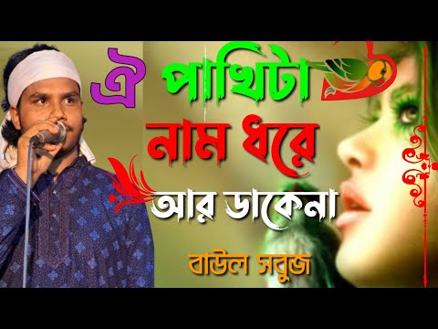 Notun gaan | ঐ পাখিটা নাম ধরে আর ডাকেনা | folk bangla gaan | Bangladeshi baul gaan | SB Sobuj baul