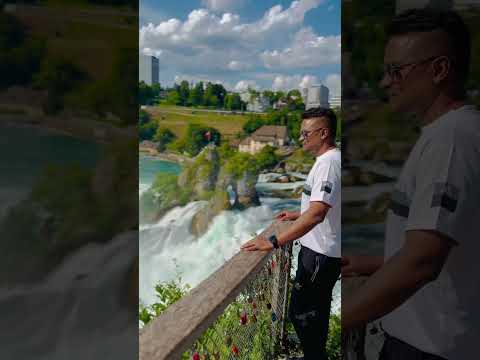 Beautiful Rheinfall at Switzerland 🇨🇭 #travelvlog #bangladeshivlogger #travel #bangladesh #reels