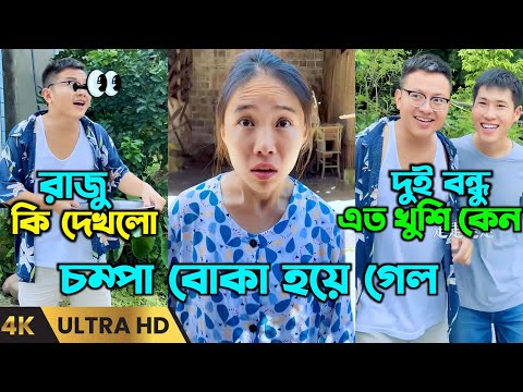 চম্পা বোকা হয়ে গেল || চম্পা রাজুর ফানি ভিডিও || Chinese funny video Bangla dubbing 2023.