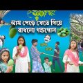 আম পেড়ে খেতে গিয়ে বাধলো গন্ডগোল! || Bangla Comedy Natok Am Pere Khete Giye Badhlo Gondogol.