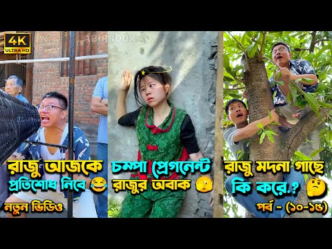 চম্পা রাজুর ফানি ভিডিও 😂 পর্ব – (১০-১৫) | Compa Rajur Funny Video 😂 | A Story of Husband And wife 🤗