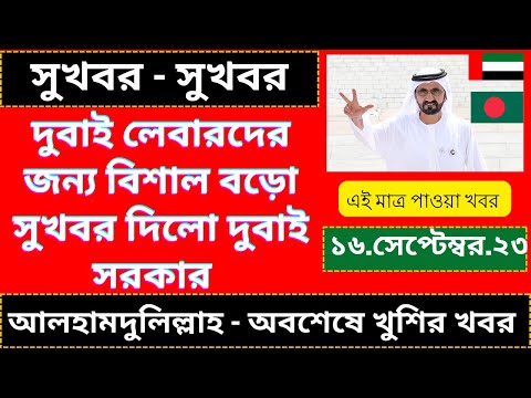 আলহামদুলিল্লাহ দুবাই লেবারদের জন্য সুখবর দিলো দুবাই সরকার ||  #uae  #dubai  #travel  #bangladesh