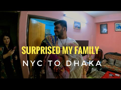 Surprised My Family After 8 Months |Flying To Bangladesh from New York | New York To Dhaka