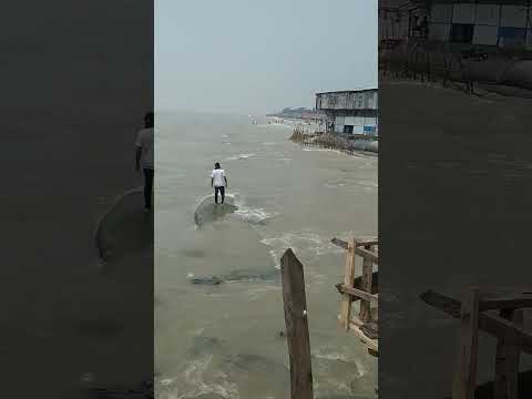 sea beach wave view       #travel #bangladesh #Kuakata #ytshorts