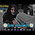 Chokh lal kise (Slowed+Reverd) চোখ লাল কিসে Bangla Lofi song 🥀