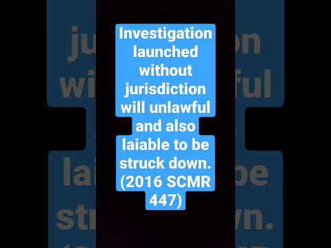 investigation without jurisdiction will unlawful #law #subscribe #lawyersclub #follow #share #viral