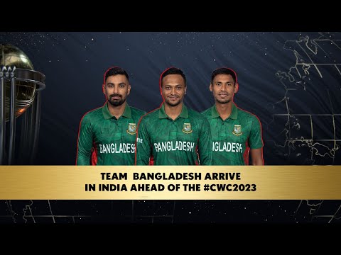 CWC 2023 | Team Bangladesh Lands In India for the WC
