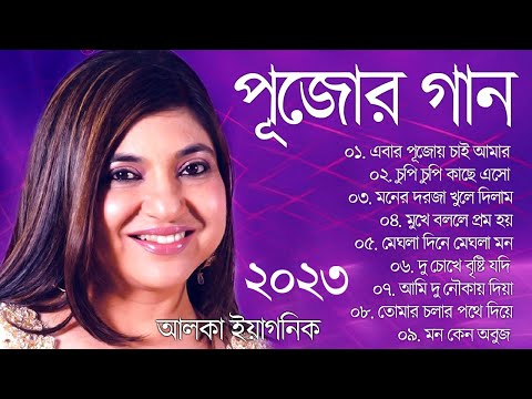 পূজোর সেরা ১০ টি গান || Alka Yagnik hit Song || Nonstop Bengali Evergeeren Song Bangla gaan