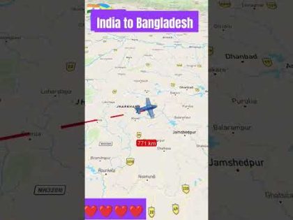 travel India 🇮🇳 to Bangladesh #youtube #map #reels #viral #youtubeshorts #travel ✈️✈️✈️✈️✈️✈️✈️✈️