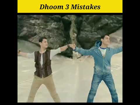 Dhoom 3 mistakes 😱 Full Movie in Hindi #shorts