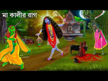 ডাইনির উপর কালী ঠাকুরের রাগ | Bhuter Cartoon | MA KALI O BHUT | Bangla Bhuter Golpo | Horror Cartoon