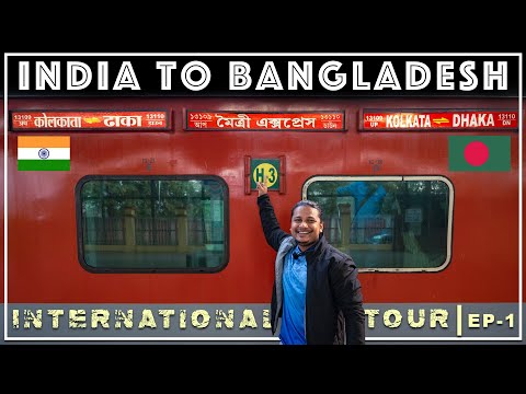 India to Bangladesh Tour 🇮🇳🇧🇩 | International Train, Currency, Sim, Kolkata to Dhaka Maitree Express