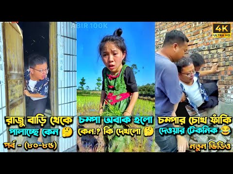 চম্পা রাজুর ফানি ভিডিও 😂 পর্ব – (৮০-৮৫) | Compa Rajur Funny Video 😂 | A Story of Husband And wife 🤗