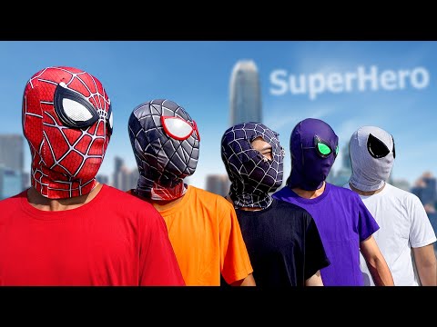 PRO 5 SUPERHERO TEAM || Hey Spider-Man , Go To Trainning Nerf Gun !!! ( Funny Action Real Life )