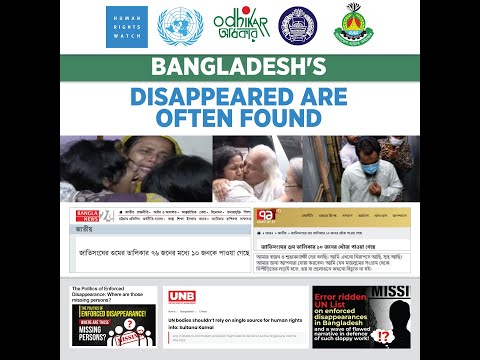 Bangladesh's Disappeared Are Often Found