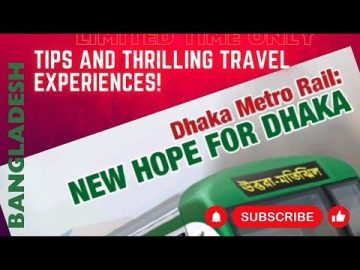 Metro Rail Route Map Ticketing and Views #travel #guide #bangladesh
