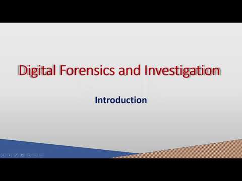 Introduction to Digital Forensics and Investigation