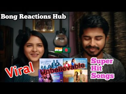 Indian Couple Reaction On | Top 10 Banglish Song | Bangla & English Song Mixed | Muza | Nish |