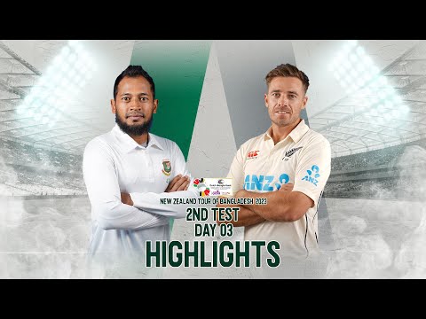 Bangladesh vs New Zealand Highlights | 2nd Test | Day 3 | New Zealand Tour of Bangladesh 2023