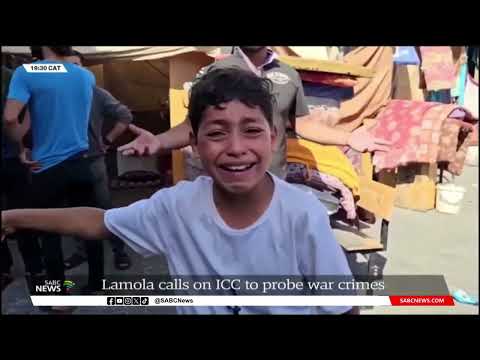 Israel-Hamas War | Ronald Lamola calls on ICC to probe war crimes