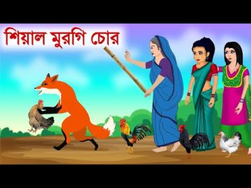মুরগি চোর শিয়াল আর বুড়ি | Bangla Fox Cartoon | বাংলা কার্টুন