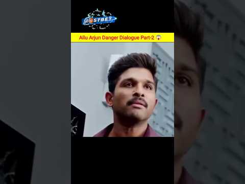 Allu Arjun viral dialogue part -2 🔥😱 || New South Indian Movie Dubbed In Hindi 2023 Full #shorts