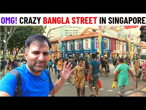 Crazy Bangla Street in Singapore #travel #bangladesh #food