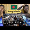 Africans React Dhaka, Bangladesh 🇧🇩 4K by Drone Travel😳(We didn't expect this)