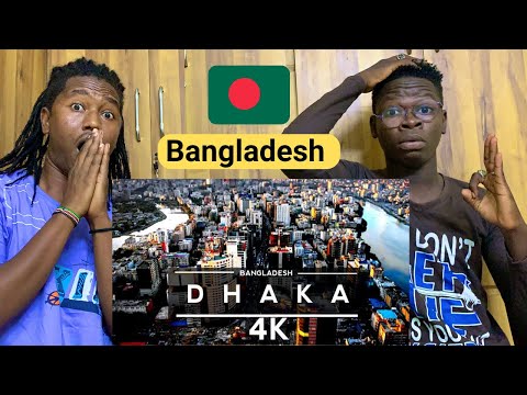 Africans React Dhaka, Bangladesh 🇧🇩 4K by Drone Travel😳(We didn't expect this)